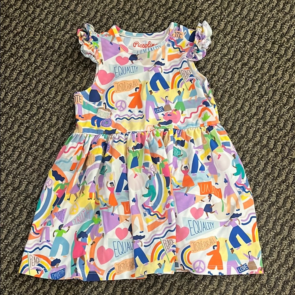 Colorful Equality Kids Dress